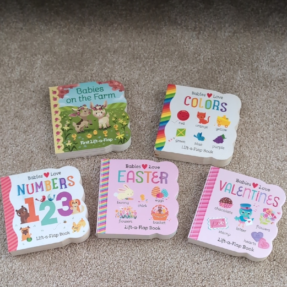 Babies Love Lift-a-Flap Board Book Set - Multicolor